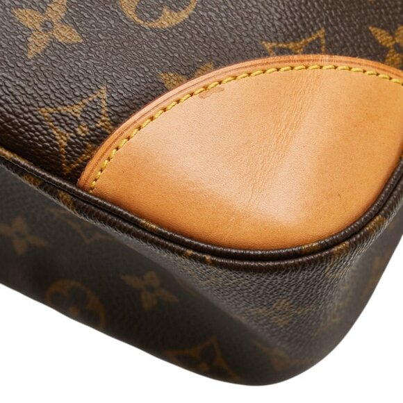 LOUIS VUITTON Brown Monogram Leather Boulogne 30 Shoulder Bag - Picture 6 of 13